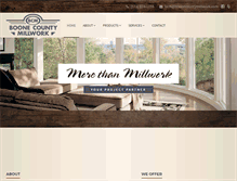 Tablet Screenshot of boonecountymillwork.com